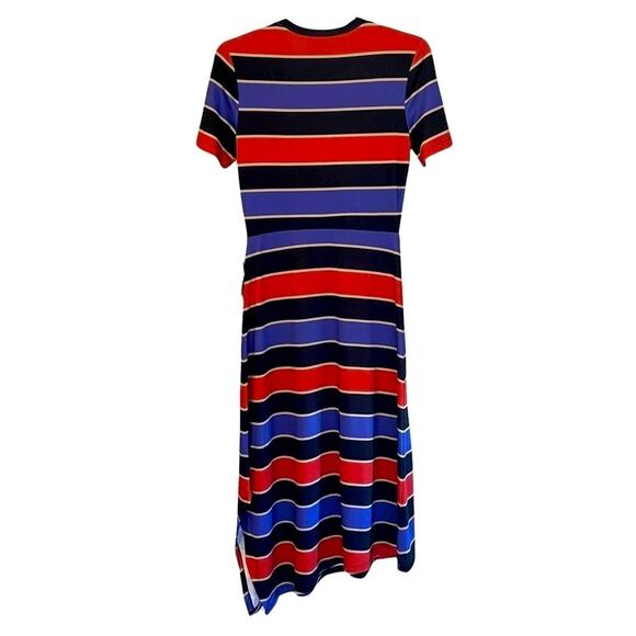 Chandler‎ Henry Asymmetrical Striped Maxi Dress Small NWT - Picture 2 of 6